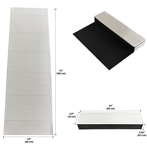Feetlu Folding Travel Yoga Mat-1/4" Thick - Image 3
