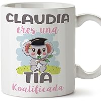 MUGFFINS Tazas Personalizadas para TÍA - En Español -