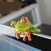 Secaden Resin Creative 3D Craft Frog Decoration Office Desk Computer Decoration Gift (Front Style)