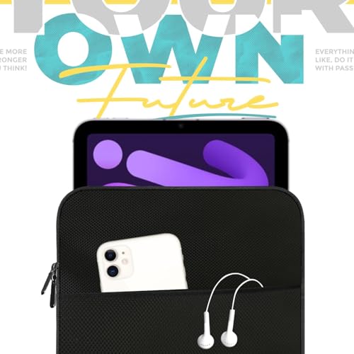 Image of Dyazo Tablet Sleeve Case Fits Upto 11.6 Inch Tablets | Protective Carrying Sleeve with Organized Compartments | Compatible with iPad, Samsung Galaxy Tab, Lenovo, Realme, OnePlus, Xiaomi & More (Black)