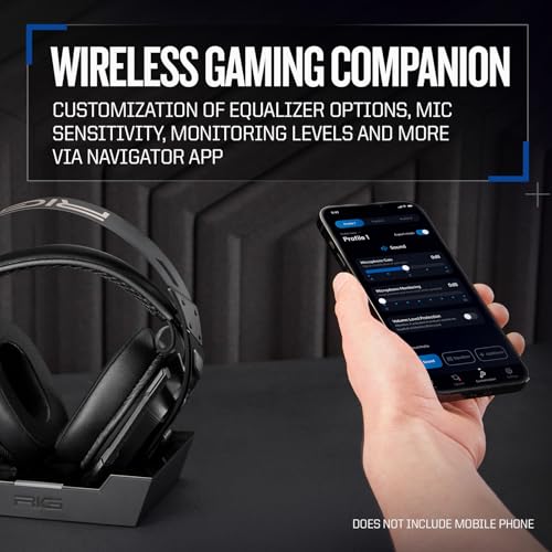 RIG 900 MAX HS Multi-Platform Dual Wireless Gaming Headset with Bluetooth Officially Licensed for PlayStation PS5, PS4 - Compatible with PC, Switch, Steam Deck, Android, iPhone - Charging Base by RIG - Image 5