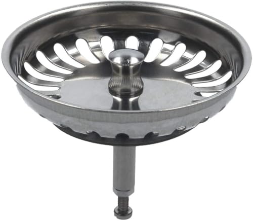 Blanco Bonde à panier 125555, avec tenons pour ponceuse excentrique en acier inoxydable, 8,2 cm