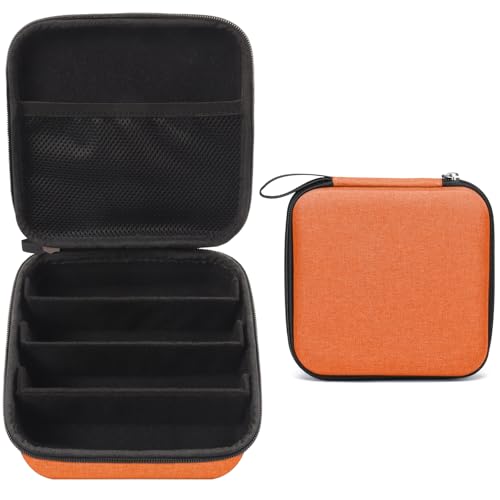 Image of Bukere Travel Sunglasses Organizer Case Adjustable Slot For Multiple Eyeglasses Hard-shell Portable Storage Box for Men Women