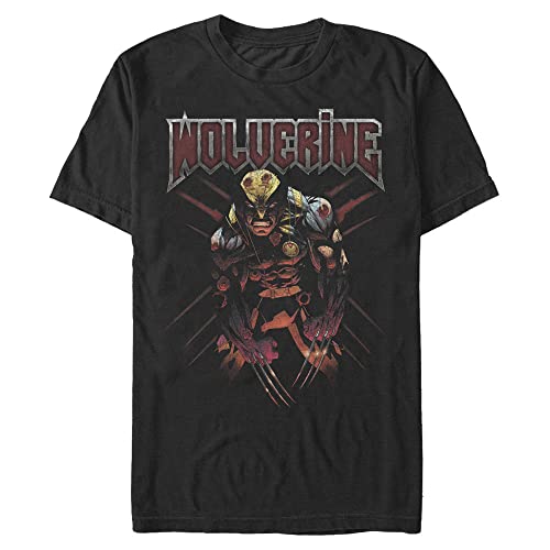 T-shirt Wolverine Marvel coupe classique manches courtes graphisme haute définition