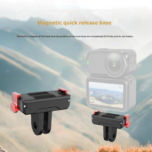 Osmo Nanoアクションカメラ用マグネット式クイックリリースマウント固定ブラケットアクセサリー2025