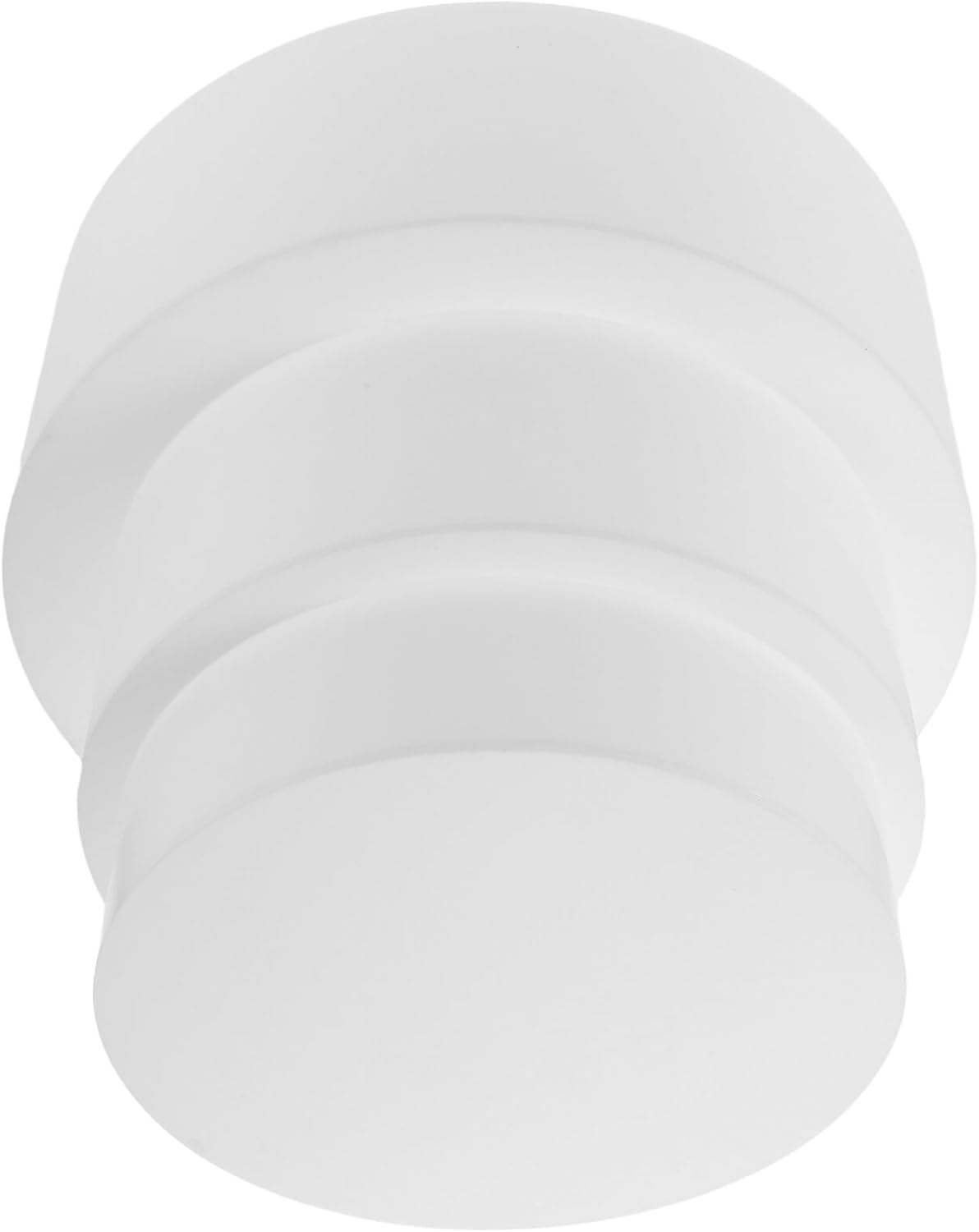 Ipetboom 3pcs White Acrylic round Display Risers Set, Nesting Cylinder Pedestal Stands for Cake Dessert Food Presentation and Cosmetic Jewelry Organizing