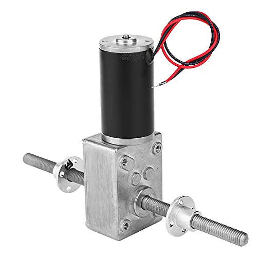 Worm Motor, Right and Left Thread, Small Body, high with Flange, for Home use (Reduction Ratio 30)