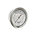 Winters 2-1/2" Dial Size, Liquid Filled Pressure Gauge, Potable Brass Internals, 304 Stainless Steel Case, Dual Scale 0-600 psi/kPa, 1.5% Acc, 1/4" NPT Back Mount, Drinking Water Pressure Gauge