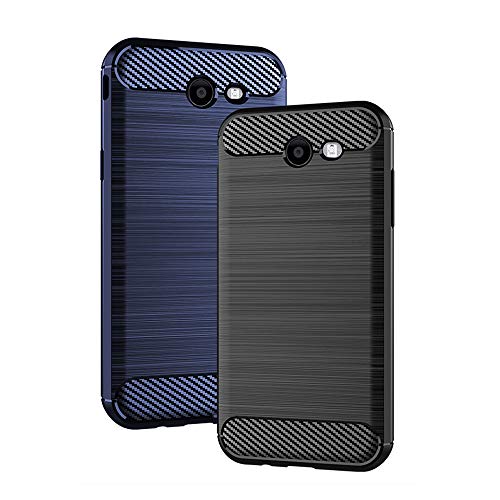 Asuwish Compatible With Samsung Galaxy J3 Luna Pro J 3 Prime 2017 Emerge 3J Eclipse Mission Case And Tempered Glass Screen Protector Cover Cell Accessories Silicone Phone Cases For Glaxay S327Vl Black #TOP6