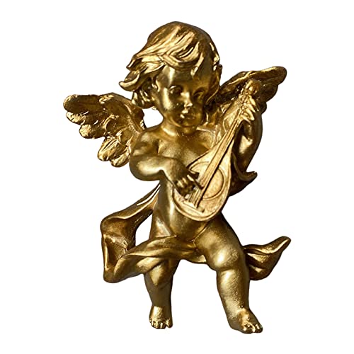 Jisader Lovely Angel Statue Figurines Cherub Wall Sculpture Collections Hand Crafted Artwork Ornaments For Home Living Room Entrance Bar Decoration, Stylea #TOP3