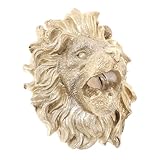 DOITOOL Löwenkopf Brunnen Auslauf Wandbrunnen Sprühdüse Gartenornament Outdoor Wandmontage Wasserfall Ersatz für Teich und Garten