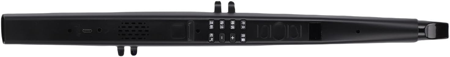 MIDI Electronic Saxophone Support 13 Adjustable Volume 3 Blowing Sensitivity Mini Digital Electronic Wind Instrument for IOS for Students Seniors Material: ABS, 13 Kinds of