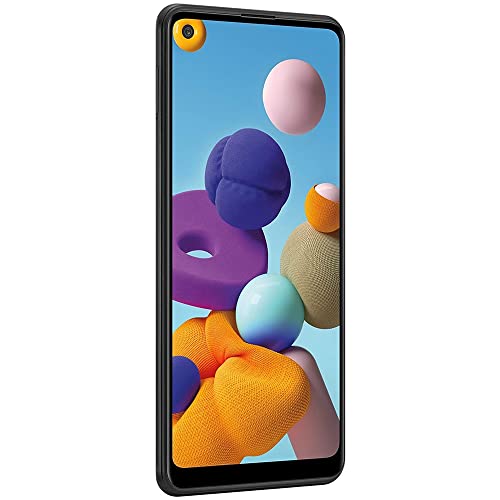 Samsung Galaxy A21 32Gb 6.5 Inches Quad Camera A215 Gsm Unlocked Black Single Sim (Renewed) #TOP4