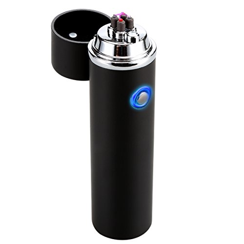 jukkarri USB encendedor electrónico recargable Dual arco de luz sin llama con portátil Dragon stengelig