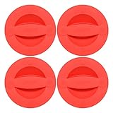 Pyrex 516-RRD-PC 2 Cup Red Measuring Cup Lid (4-Pack)