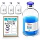 Ks-Tek Sterile leere Fläschchen mit selbstheilendem Injektionsanschluss, mit abklappbarem Aluminiumdeckel, sterile Verpackung (100 ml, 4)