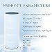Chryseos Pool Filter Compatible with C-8412, PA120, C1200, CX1200RE, FC-1293, Clearwater II 125, Pro Clean 125,1 Pack