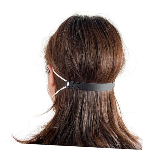 LIFKICH 20pcs Mask Extension Ear Strap Hooks Adjustable Ear Protective Mask Hangers Soft Strap Accessories for Comfortable All-Day Wear Random Color