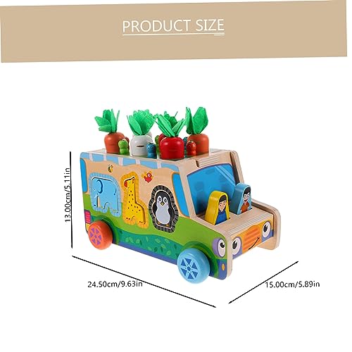 Amosfun 1 Conjunto De Quebra-Cabeças De Madeira Quebra-Cabeças Para Crianças Brinquedos Para Criança