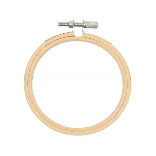 1pcs 36/34/27/25/20/18/13cm Embroidery Cross-Stitch Wooden Frame Circle Embroidery Shed DIY Hand Craft Sewing Needwork Tool(26cm)