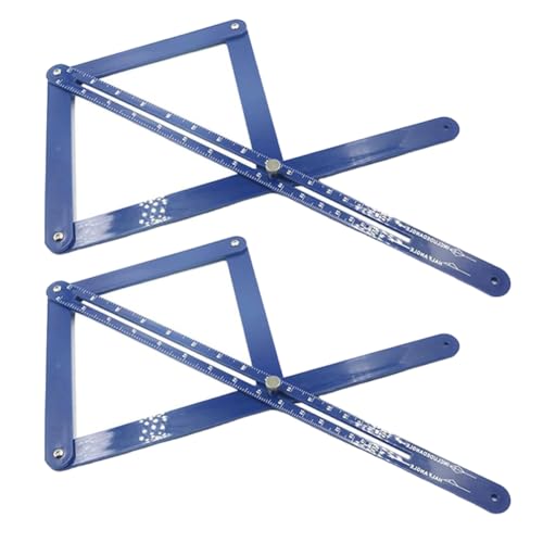 Puthernm de transportador de ángulo digital, 2 piezas, herramienta de medición de ángulos y pestañas para calificados