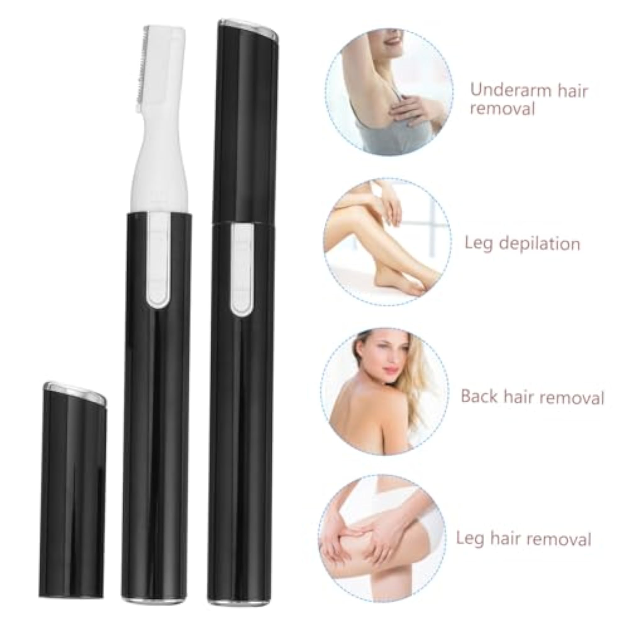 3 Sets Electric Eyebrow Trimmer for Women, Painless Grooming Tool