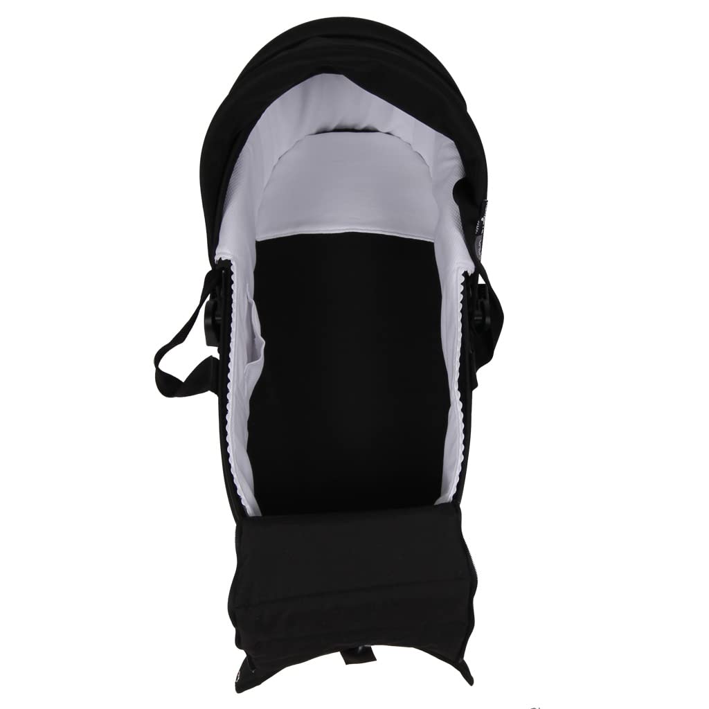 Funda Capazo Compatible con Stokke Yoyo 3 Bassinet Pique Blanco. (100% Algodón) -Paredes Acolchadas