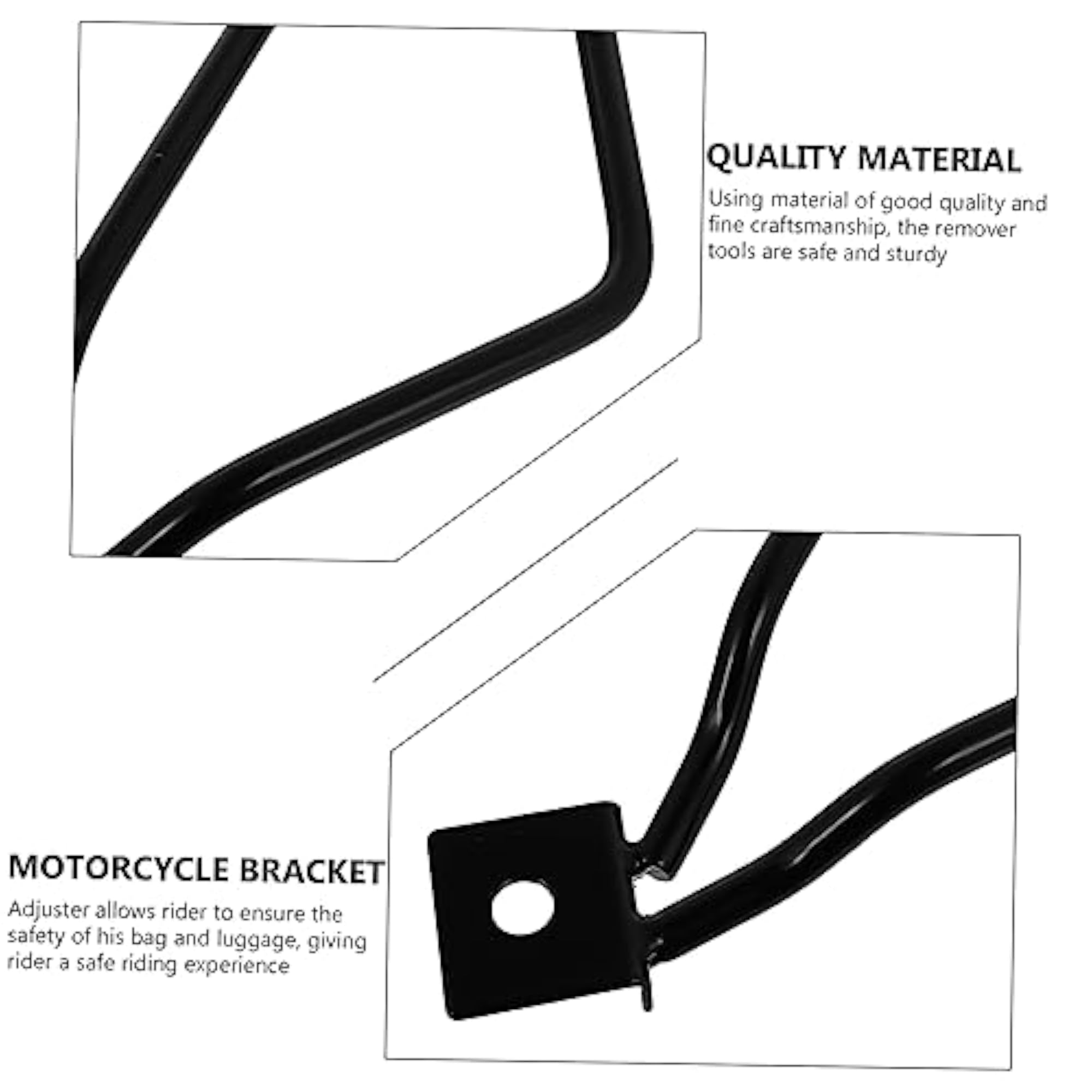 Side Bag Protection Bracket for Motorcycle Luggage Accessories
