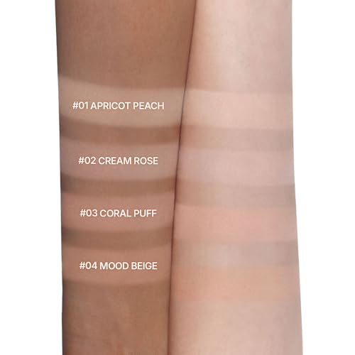 Image of Dasique Blending Mood Cheek #01 Warm Blending | 4 Blendable Shades | Pressed Powder Blush Palette for Cheeks | Silky & Soft Blur Finish | Lightweight Blush for Cheeks | Korean Makeup | Vegan