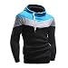 Mens Shirt,Haoricu Autumn Winter Men Retro Long Sleeve Hoodie Hooded Sweatshirt Tops Jacket Coat Outwear (M, Black)
