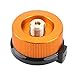 HoveeLuty Adapter do butli gazowej, kempingowej, do pieców gazowych, adapter do butli gazowej, adapter do butli gazowej, żółty, 1 procent