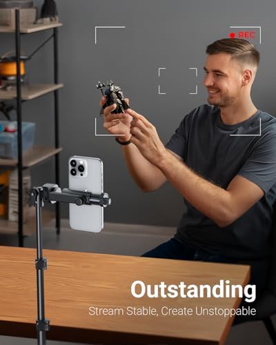 Vimose 66" Tripod for iPhone - Adjustable & Stable Phone Tripod with Remote — view 3