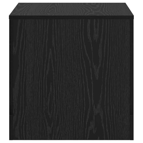 Table basse chêne noir design industriel moderne de qualité supérieure
