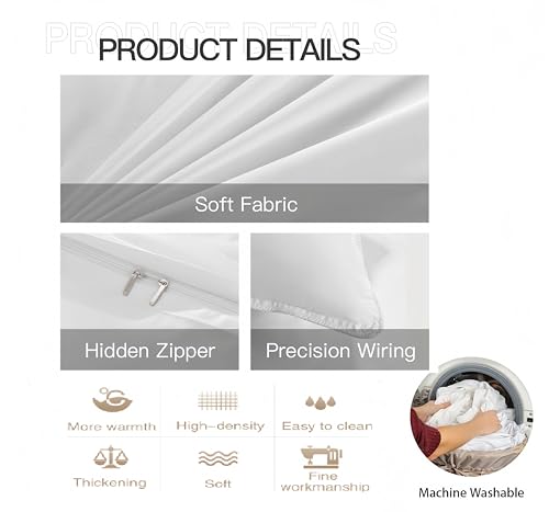 Housse de couette reversible microfibre avec 2 taies d'oreiller