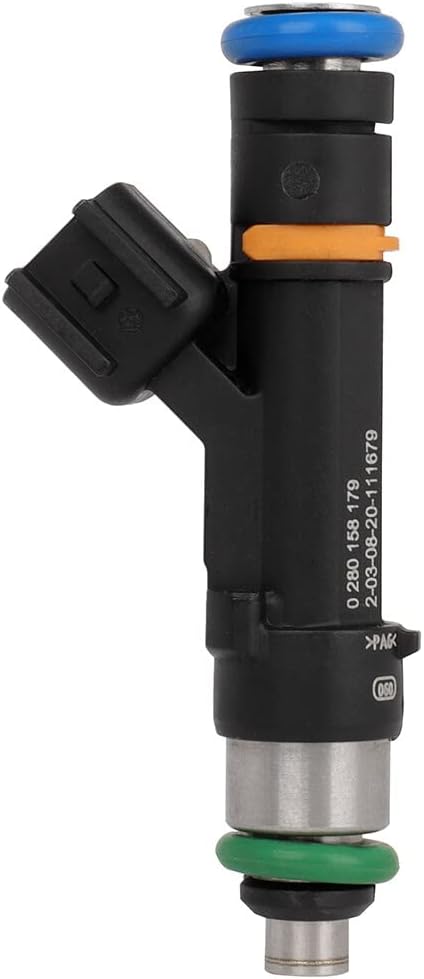 4pcs Fuel Injectors 0280158179 Fit for 2008-2011 for Ford for Focus 2.0L, 2010-2011 for Ford for Transit Connect 2.0L, 4 Holes