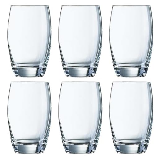 Arcoroc ARC C2130 Cabernet Salto Longdrinkglas, 350 ml, glas, transparent, 6 stycken