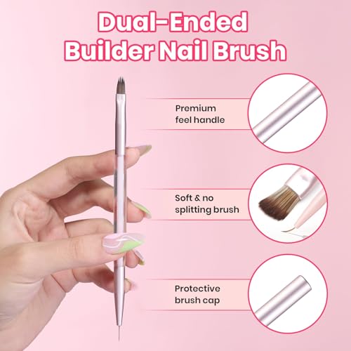 Image of Beetles Nail Art Brush for Builder Double-Ended Gel Nail Art Design Pen