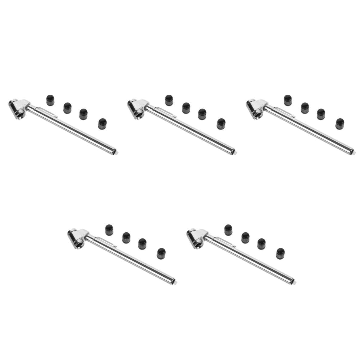 Ciieeo 5 Pezzi Manometro per Pneumatici Auto Portatile Strumento Della Pressionper Veicoli Compatibile con Tutti Design Compatto per Monitorare Pressione Dei Pneumatici Durante Viaggi