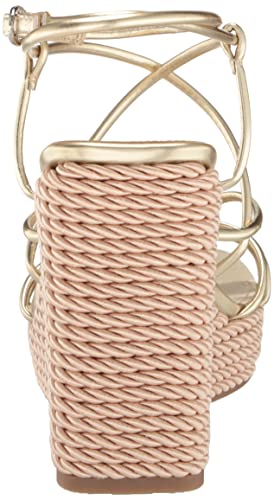 Marc Fisher Women's Zarah Wedge Sandal, Gold 710, 7 #TOP2