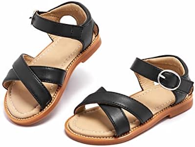 Girl's Open Toe Flat Sandals Summer Casual Sandals (Toddler/Little Kid)