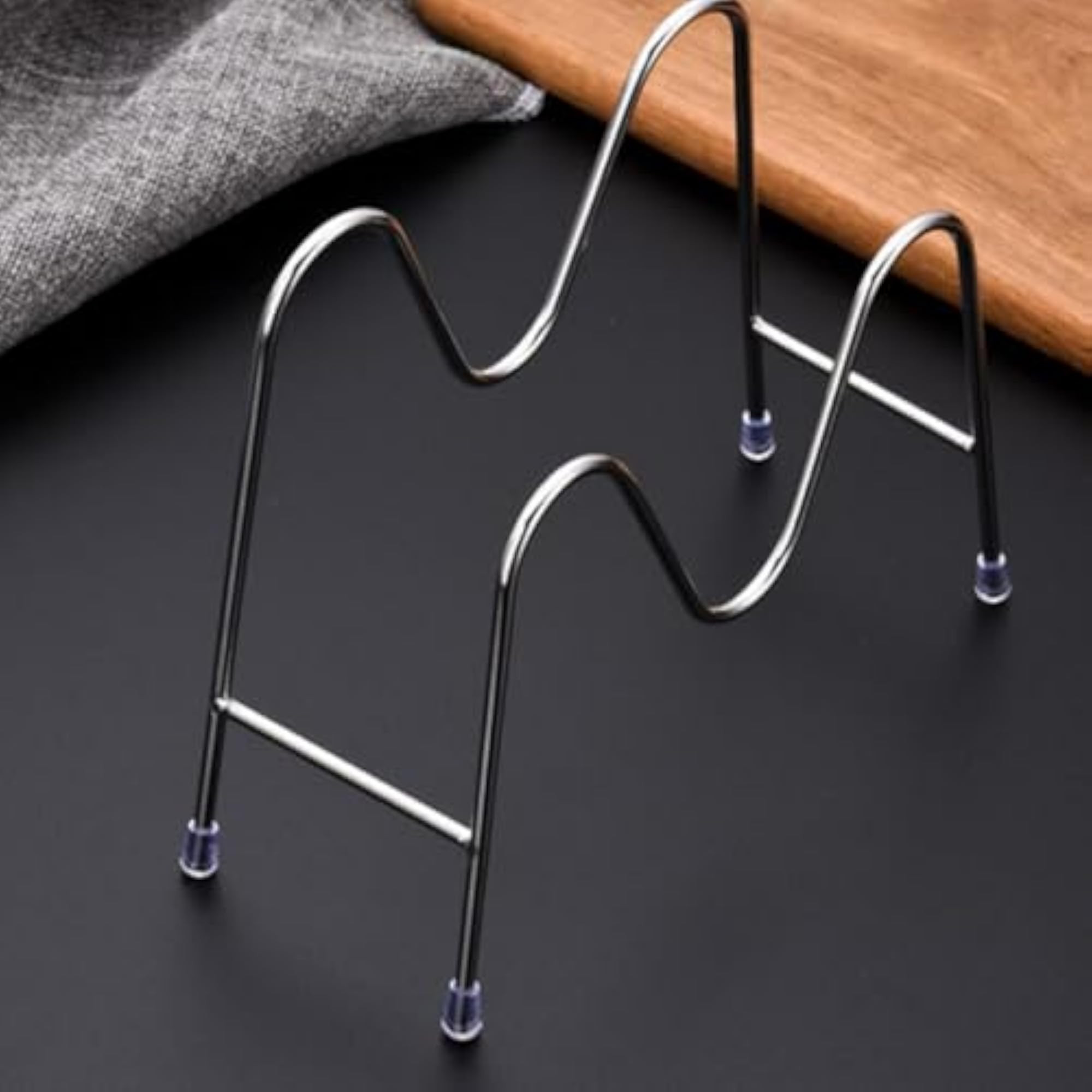 2pcs Stainless Steel Cutting Board Holder Rack