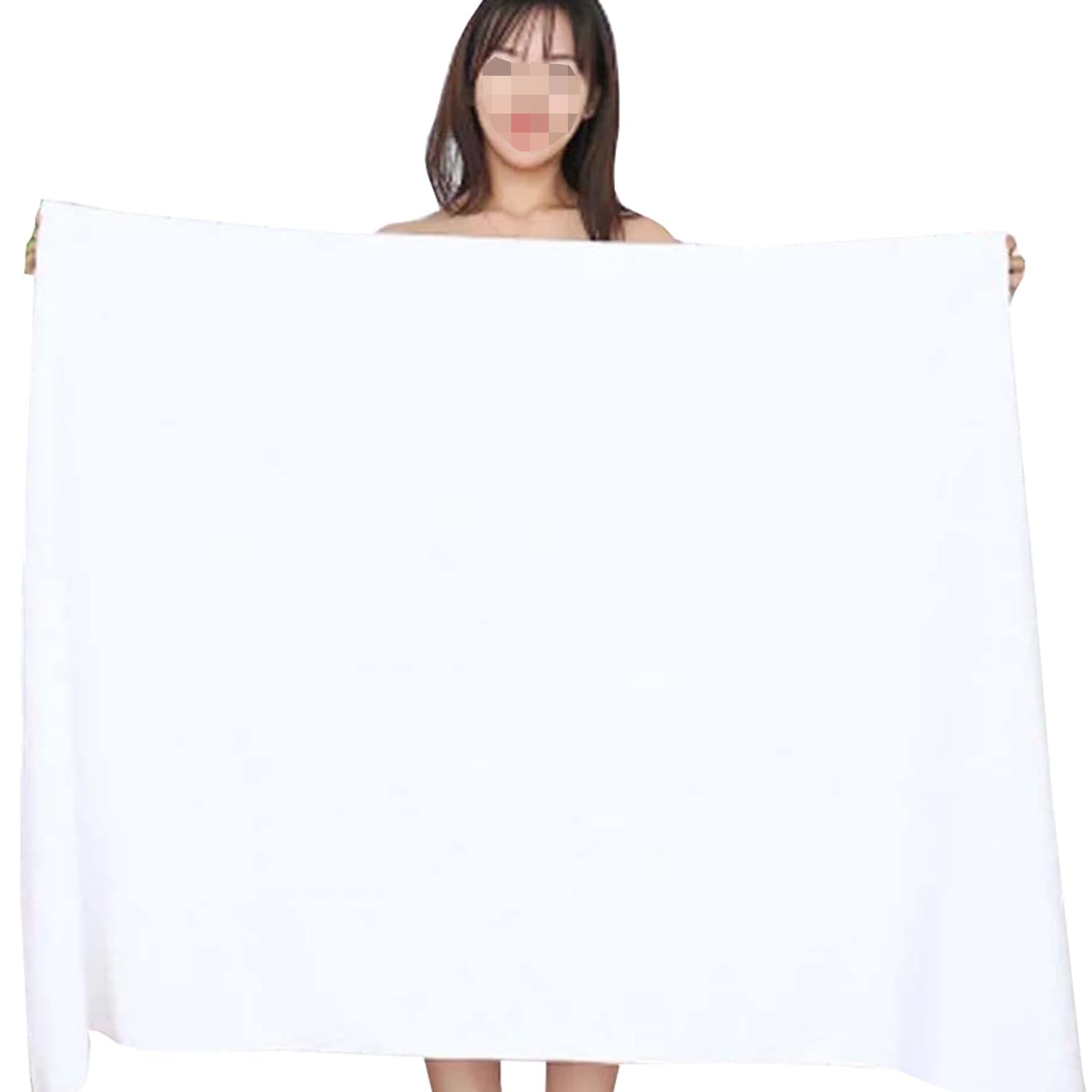 UWOBTN Bath Towel White Bath Sheets large Thick 100x200/120x180/120x200/150x200/180x200cm Extra Large Shower Towels Quick Drying Microfiber Bathroom Bath Towe for Adults(E,100x200cm/39x78.7in)