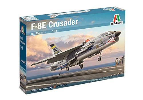 Italeri 1456 Vought F-8E Crusader 1/72 Scale Plastic Model Kit