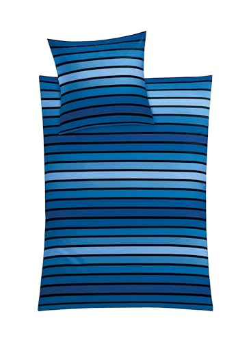 Kleine Wolke Naples bed linen set, mako satin, royal, 155 x 220 cm