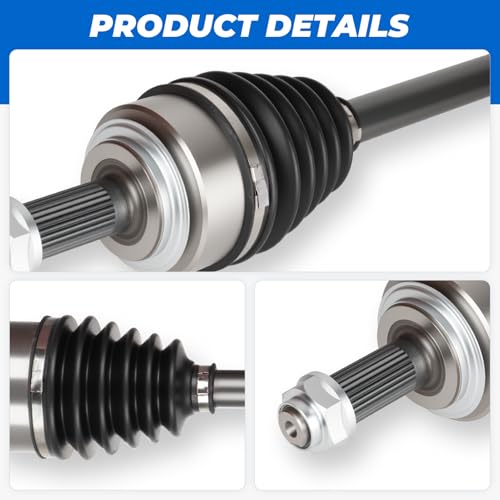 TadaMark Front Left CV Axle Shaft Assembly Fits for Honda Element 2.4L 2.4 2003-2011 L4, (Only fit DX, EX, LX, SC) FWD & 4WD, Driver Side, for 66-4213 by TadaMark - Image 2