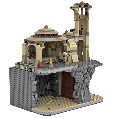 Tewerfitisme Rancor Grube Klemmbausteine Haus Set, MOC-54526, 1581Telie Modular Buildings Krieg Filmszene Modellbausatz…