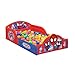 Delta Children - Marvel Spidey and His Amazing Friends 4-Piece Toddler Room-in-a-Box Set – Includes Sleep and Play Toddler Bed, Table, 1 Chair and Fabric Toy Box, Blue/Red