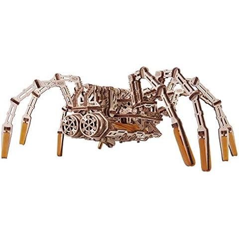 Wood Trick Mechanical Spider 3D Puzzle Cover