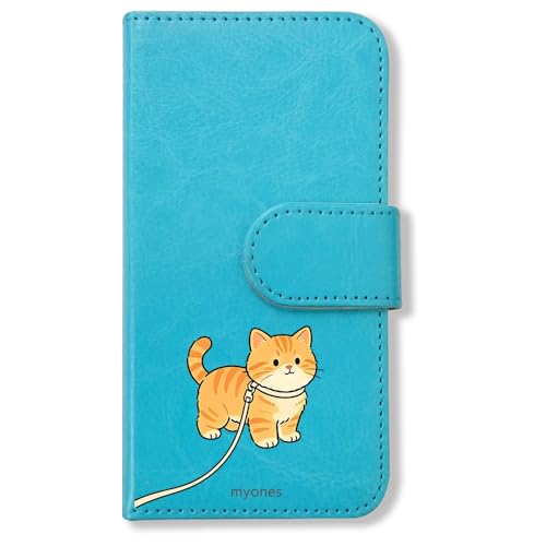 myones HUAWEI P30�Ή� �蒠�^(�u���[���˂�) �L ���g�� �U�� �l�R �˂� �L�����N�^�[ ������� ���킢�� �_�C�A���[�^�C�v ���J�� �J�[�h���[ �t���b�v �J�o�[
