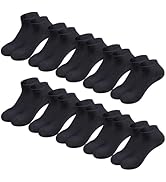 TANGCHAO 10 Paar Sneaker Socken Herren Damen SneakerSocken Sportsocken Kurzsocken Baumwolle Halbs...